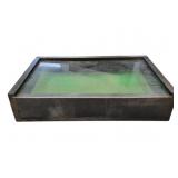 Display Case with plexi-glass sliding lid