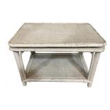 Wicker Swivel Top Coffee Table - 18 x 25 x 16