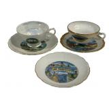 5 Cups & Saucers - San Francisco & Berry Farms