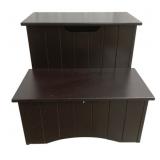 2 Step, Step Stool w/ Storage - 16 x 18 x 18