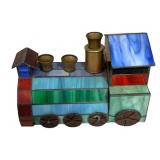 Stained Glass Train Accent Lamp
