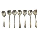 7 National Sterling Co. Sterling Spoons - 8.26oz