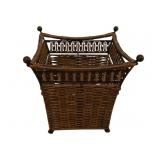 Wicker Waste basket - 12 x 12 x 12