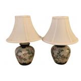 2 Lamps - 15" tall