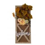Welcome Wall Plaque - 18 x 8