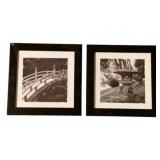 2 Framed Prints - 9.5 x 9.5