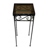 Glass / Metal Plant Stand - 20 x 8 x 8