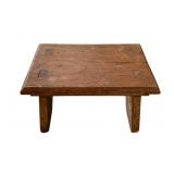 Wood Stool - 12 x 7 x 7