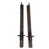 Chelsea House Pair Wall Candleholders 30"
