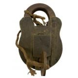 Lowe & Fletcher Ltd 1939 Padlock w/Key 3"x2"