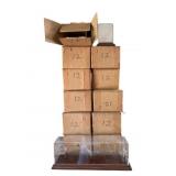 Group Lot of 12 Train Display Cases