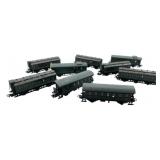 Group Lot of 9 Marklin Train Cars 2"x2"x6"