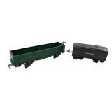 Group of 2 Lionel Lines Train Cars 3"x10"x3"