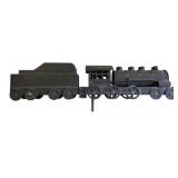 Train Weathervane Top 10"x35"x4"