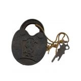 SK Padlock w/Key 3.25"x2.5"