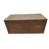 Antique Wooden Chest 15"x33"x15"