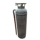 Vtg First Aid Metal Fire Extinguisher 24"