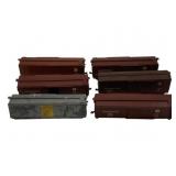 Large Lot HO Scale Train Cars 2.5"x7"x2"