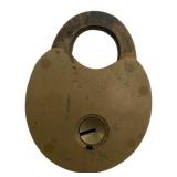 W. Bohannan Brass Padlock w/o Key 2.5"x2"