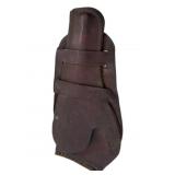 Vtg Brown Leather Gun Holster 11"x5.25"