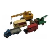 5pc Dinky Die-Cast Toy Trucks & Corgi Car 3"