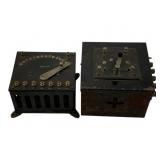 2pc Lot Voltamp Train Transformers 5"x6"x7"
