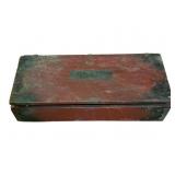 Vtg Erector Set in Wood Box 6"x29"x10.5"