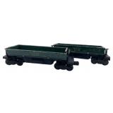 Lionel Dumpster Cars 2"x2"x10"