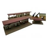 Swiss Co. Wesa Train Station Set 3"x15"x5"
