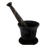 Cast Iron Mortar & Pestle 9"x5"