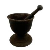 Cast Iron Mortar & Pestle 8"x5.5"