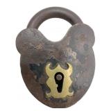 Vintage Padlock w/o Key 4"x3"