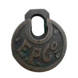 E.P. Co Padlock w/o Key 2.5"x2"