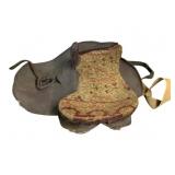 Antique Horse Saddle 12"x26"x22"
