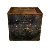Antique Primitive Wood Crate 16"x13"x16.75"