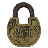 Safe Padlock w/o Key 2.25"x1.75"