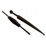 2pc Lot Antique Tools 29"