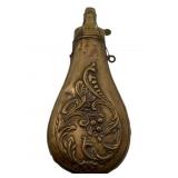 Brass Powder Horn 7.5"x3.5"x1.25"