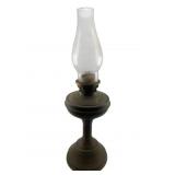 Vintage Brass Oil Lamp 19.5"x6"