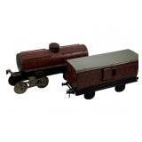 2pc. Set O-Scale Train Cars 5"x11"x.5"