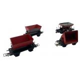 Marklin Dump Cars (4) 2"x2"x4"