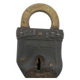Mailpouch Padlock w/o Key 3"x2"