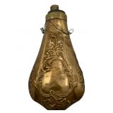 Brass Powder Horn 6.5"x3.5"x1.5"