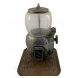 Vintage 5cent Candy Gumball Machine 11"x10"x8"