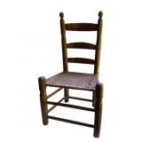 Antique Wood Chair 36"x19"x14"