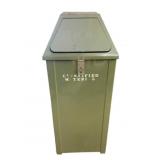 Metal Trash Can 41"x17"x17"