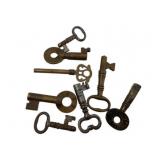 Group Lot of Skeleton Keys 2.5"