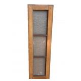 Antique Wood Window Panel 35"x10"