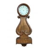 Antique Wood Wall Clock Case 36"x13"x4.5"