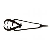 Antique Hand Forged Tongs 11"x4"